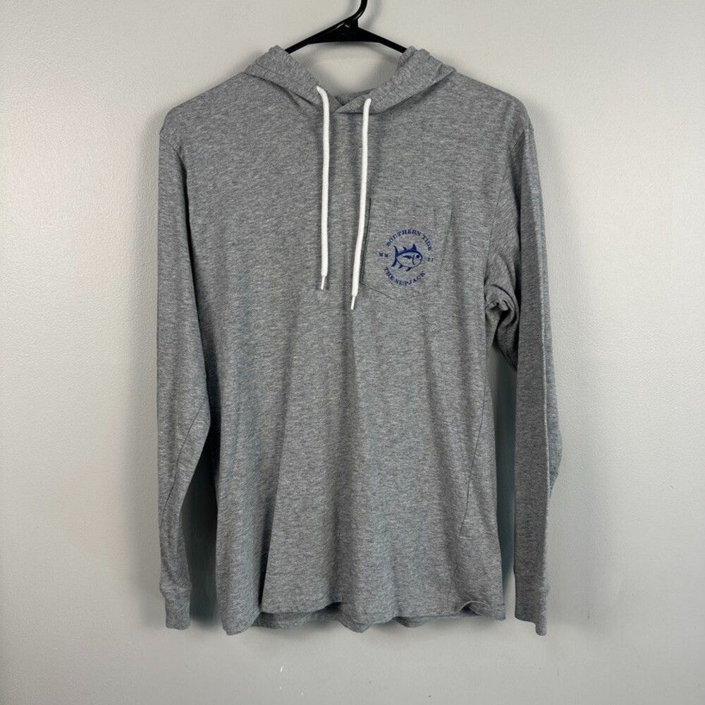 Southern Tide Womens Hoodie Sweatshirt Size Small Grey Kentucky